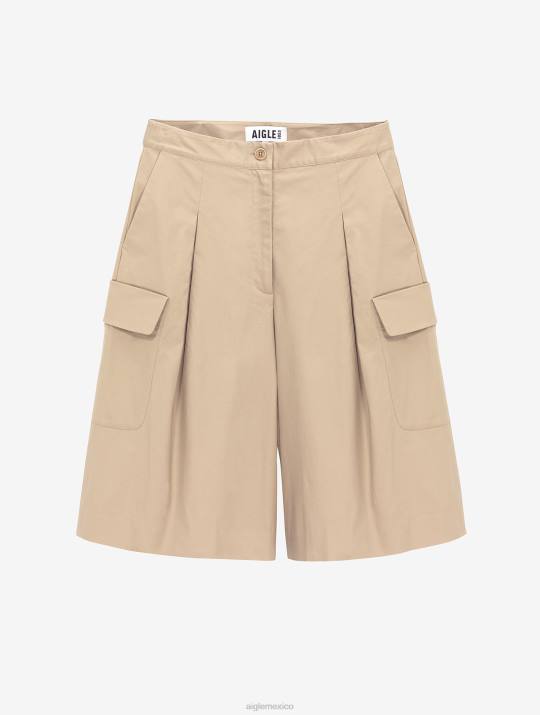 Aigle 86DD437 ropa mimbre mujer bermudas largas