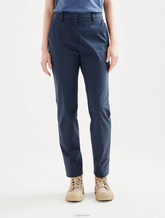 Aigle 86DD526 ropa imperio mujer Pantalón chino recto 7/8