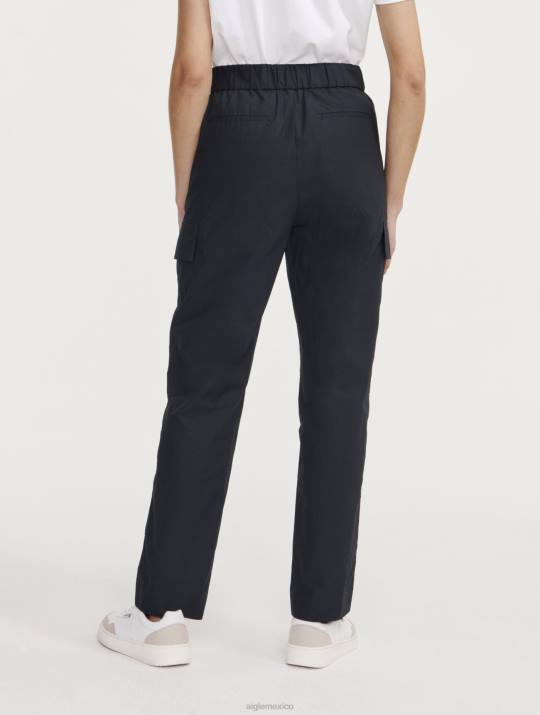 Aigle 86DD60 ropa negro mujer pantalones cargo ligeros