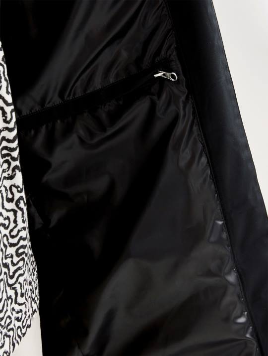 Aigle 86DD440 ropa negro mujer parka larga mtd