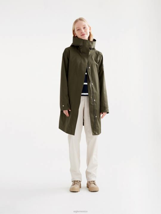 Aigle 86DD441 ropa algue mujer parka larga mtd