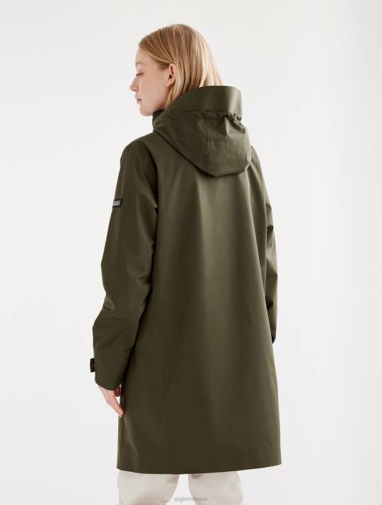 Aigle 86DD441 ropa algue mujer parka larga mtd