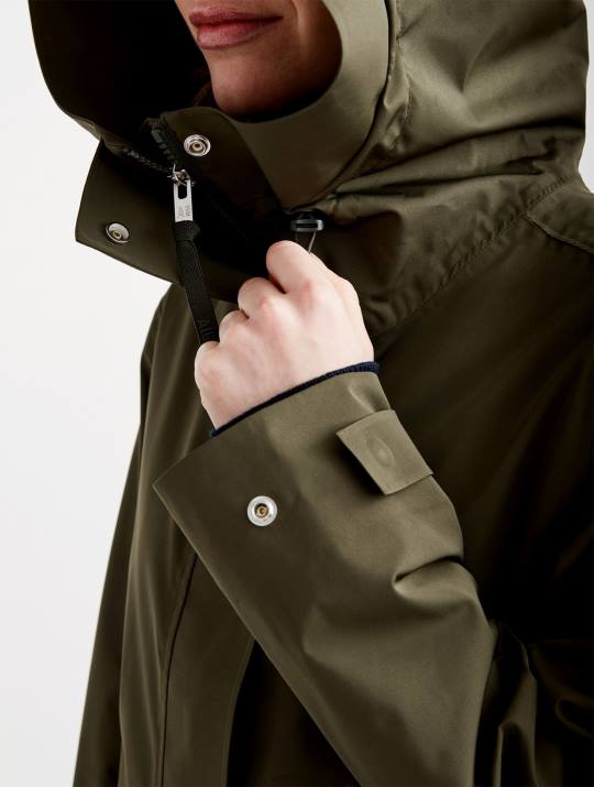 Aigle 86DD441 ropa algue mujer parka larga mtd