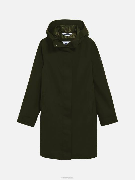 Aigle 86DD441 ropa algue mujer parka larga mtd