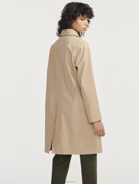 Aigle 86DD462 ropa mimbre mujer parka larga con capucha mtd