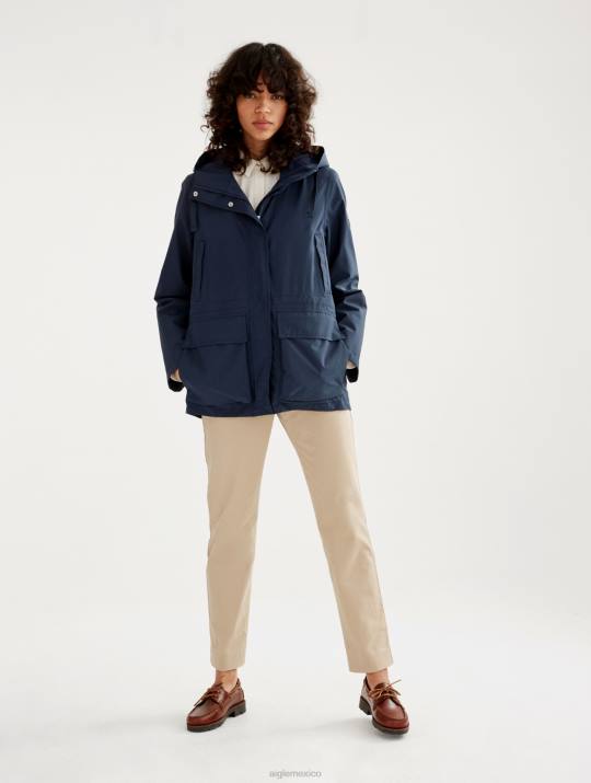 Aigle 86DD490 ropa imperio mujer parka mtd de longitud media