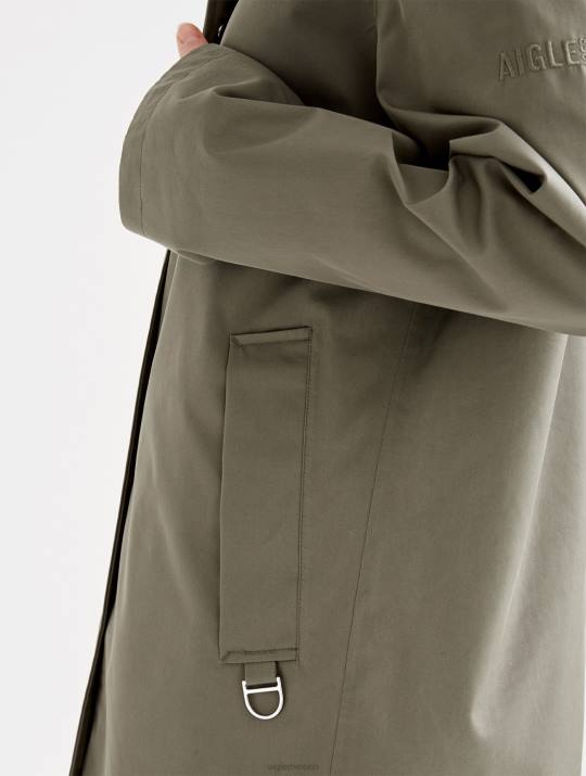 Aigle 86DD495 ropa taillis mujer parka larga con capucha mtd