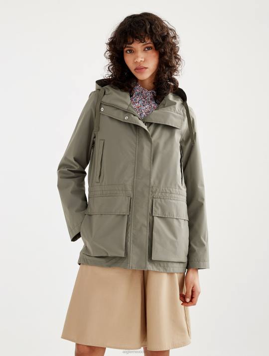 Aigle 86DD497 ropa taillis mujer parka mtd de longitud media