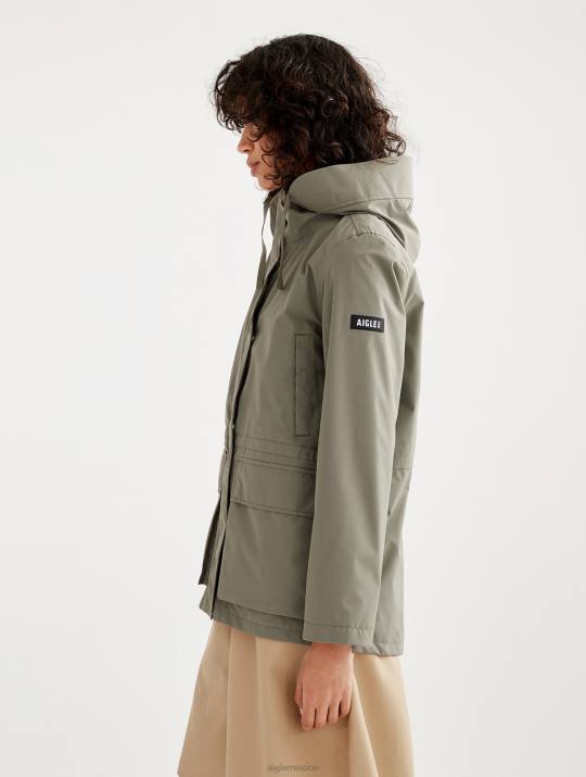 Aigle 86DD497 ropa taillis mujer parka mtd de longitud media
