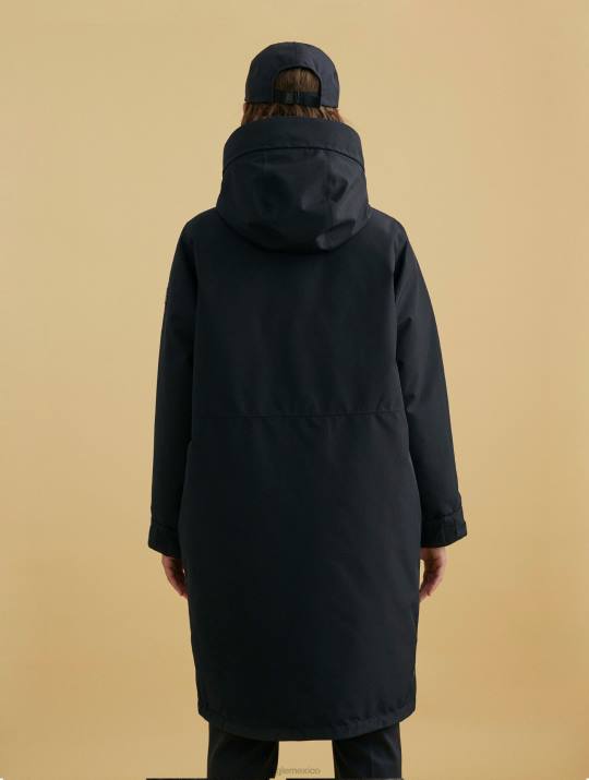 Aigle 86DD675 ropa negro mujer parka muy calentita gore-tex