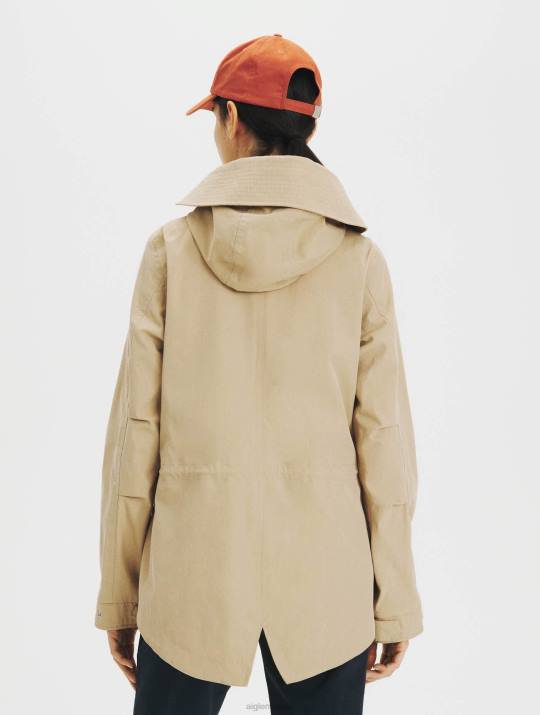 Aigle 86DD676 ropa mimbre mujer parka corta con cola de pez