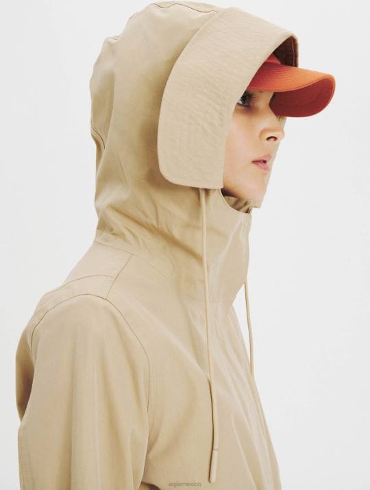 Aigle 86DD676 ropa mimbre mujer parka corta con cola de pez