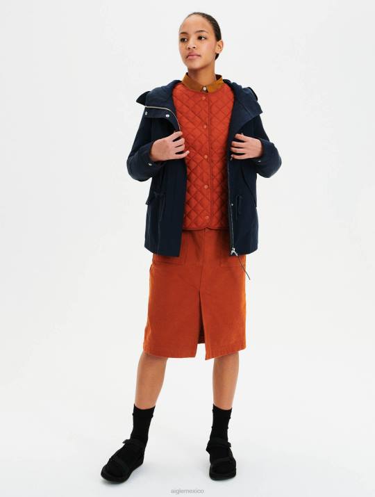 Aigle 86DD679 ropa imperio mujer parka corta con cola de pez