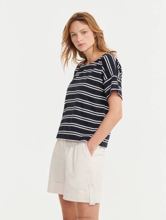 Aigle 86DD530 ropa imperio st mujer camiseta de marinero hecha en francia