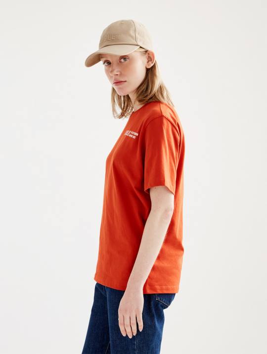 Aigle 86DD546 ropa goji mujer camiseta de algodón orgánico con cuello redondo