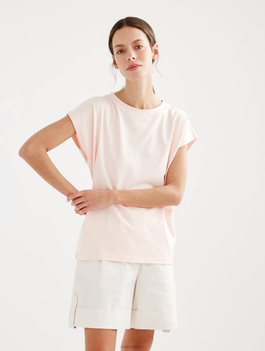 Aigle 86DD708 ropa cereza mujer camiseta con hombros caídos