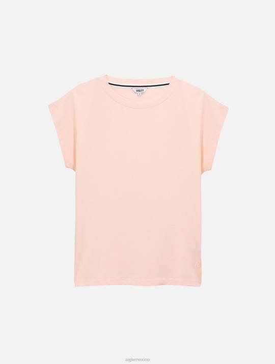 Aigle 86DD708 ropa cereza mujer camiseta con hombros caídos