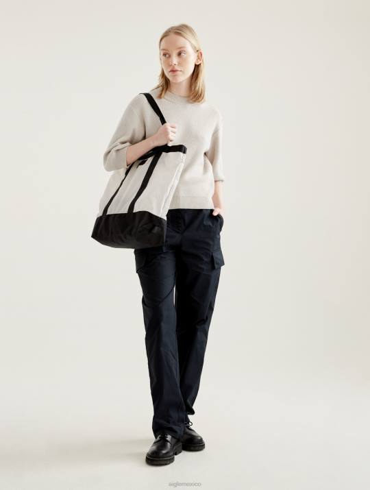 Aigle 86DD458 ropa sable mujer jersey de manga corta con punto decorativo