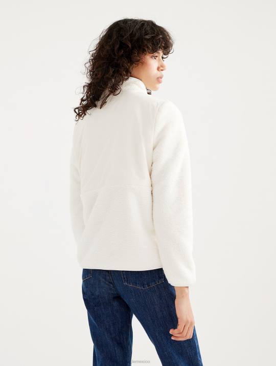 Aigle 86DD577 ropa lait yo mujer acogedora chaqueta polar sherpa con cremallera completa