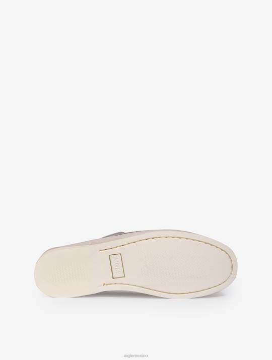 Aigle 86DD628 zapatos sopa de mariscos mujer mocasín clásico en piel nobuck