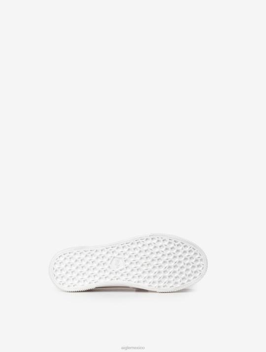 Aigle 86DD658 zapatos rosa brumosa mujer zapatilla de lona