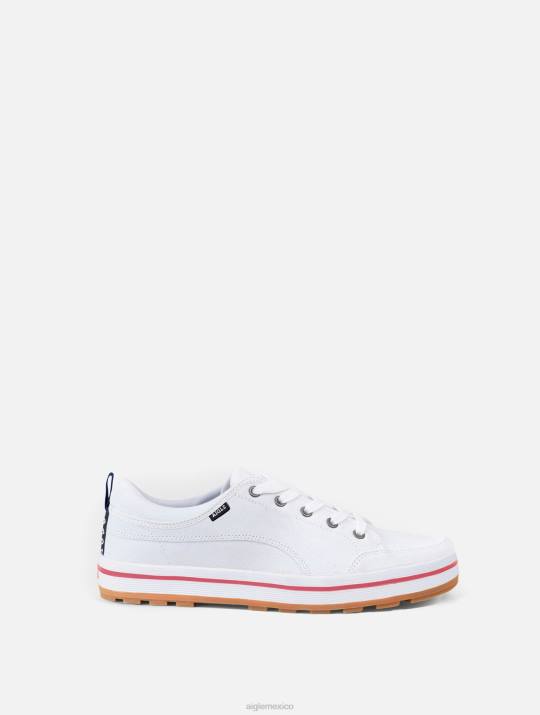 Aigle 86DD712 zapatos blanco mujer zapatillas de lona ligeras