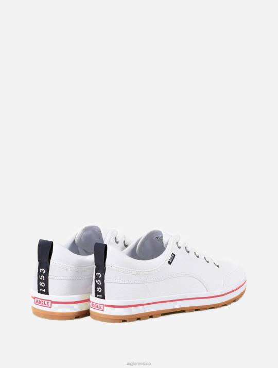 Aigle 86DD712 zapatos blanco mujer zapatillas de lona ligeras