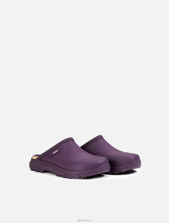 Aigle 86DD644 zapatos vino mujer zueco autentico