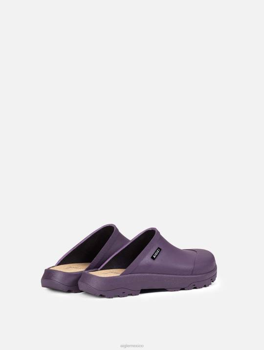 Aigle 86DD644 zapatos vino mujer zueco autentico